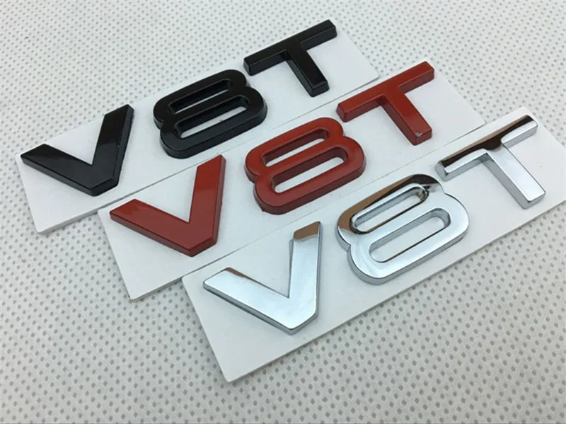 DIY 3D Автомобильная наклейка V6T V8T эмблема значок задний хвост багажник боковая