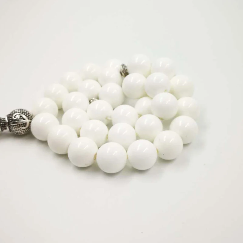2019 новый чистый белый корпус Tasbih подарок на 8 марта браслеты для женщин четкие