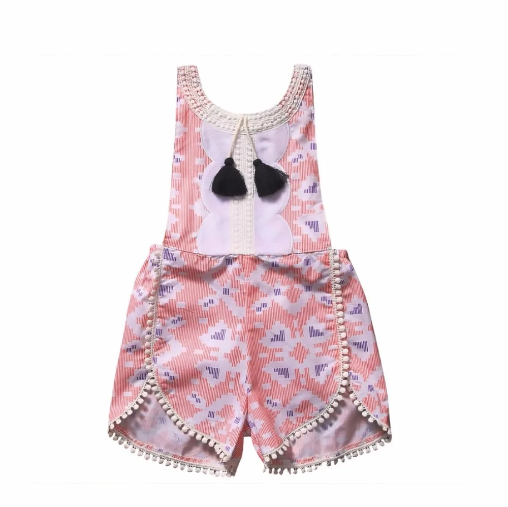 2021 New summer Baby Girl Clothes Sleeveless Lace Romper Children Jumpsuits Newborn Jumpsuit Infants Clothing set