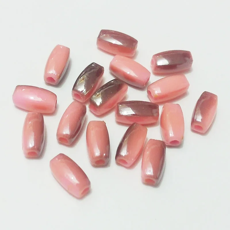 Розовые акриловые бусины фурнитура для сережек колье чокер с кисточками