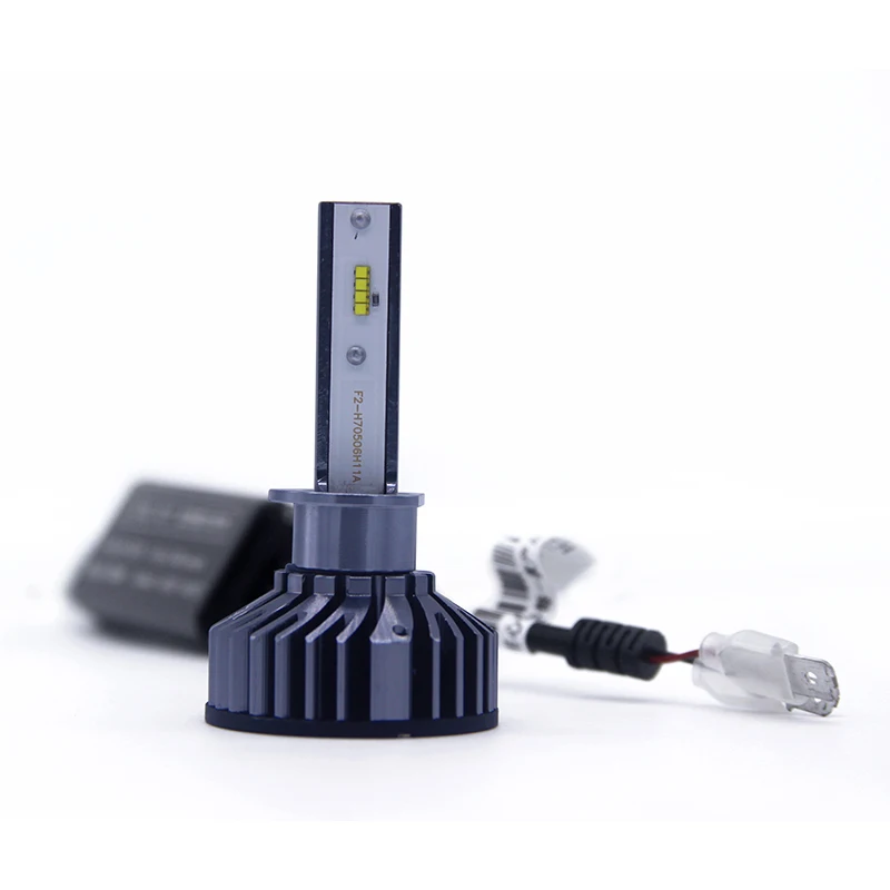 12V LED H4 H7 6500K ZES Chips CANBUS светодиодные лампы для фар чистый белый свет Автомобильные