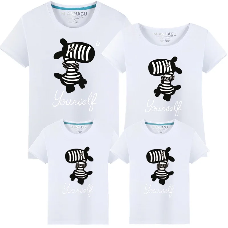 Boutique children tee cartoon T-shirt printing casual sportswear cotton | Мать и ребенок
