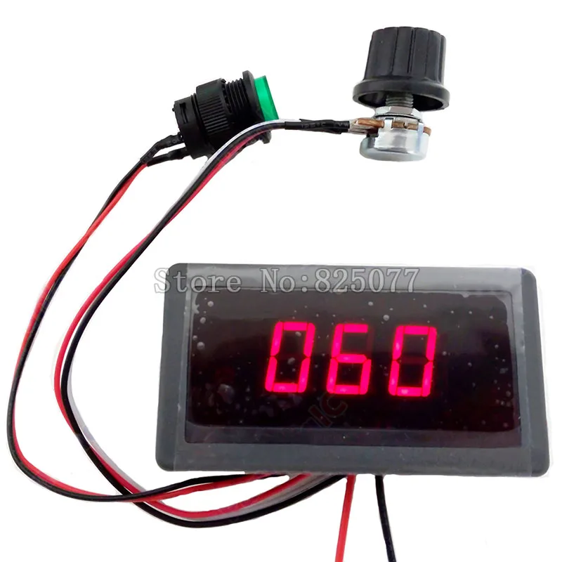 CCM5D Цифровой Дисплей Led 6 В 12 24 6A 8A PWM DC Регулятор Скорости Двигателя Переменной KF911 |