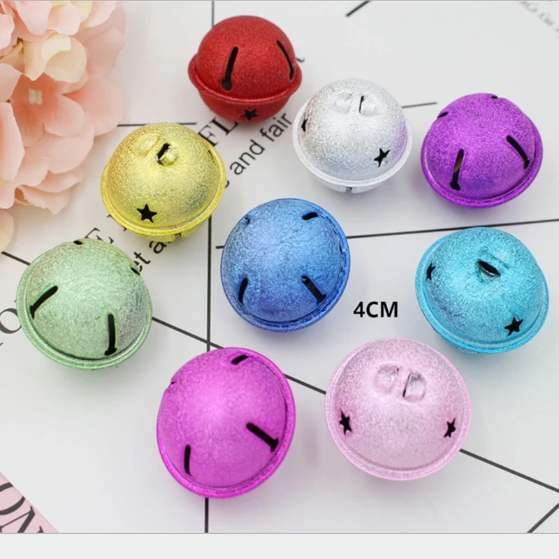 Красочный круглый колокольчик Снежинка Рождественский кулон DIY аксессуары