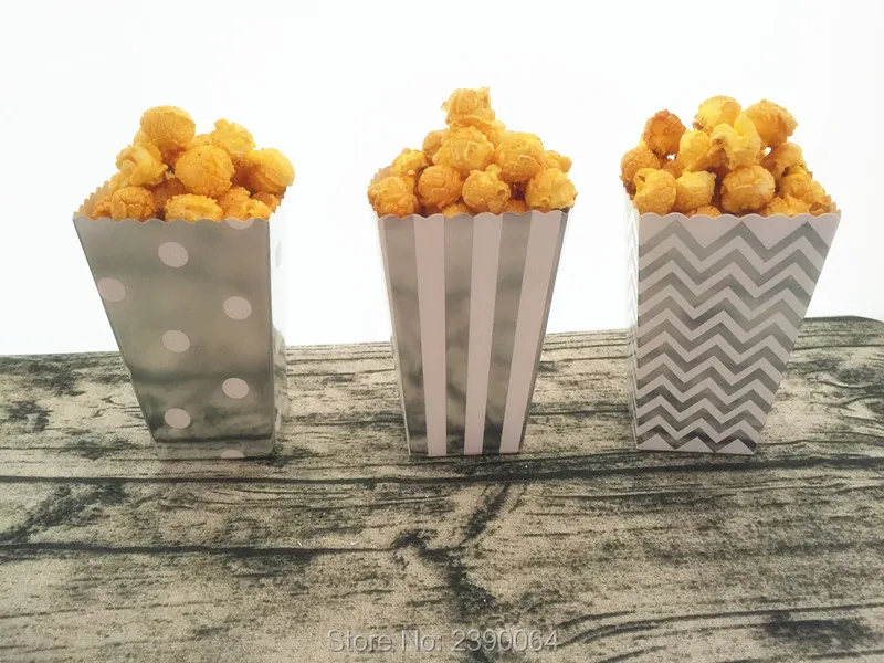 Бесплатная доставка 120 шт. стандартная коробка для попкорна