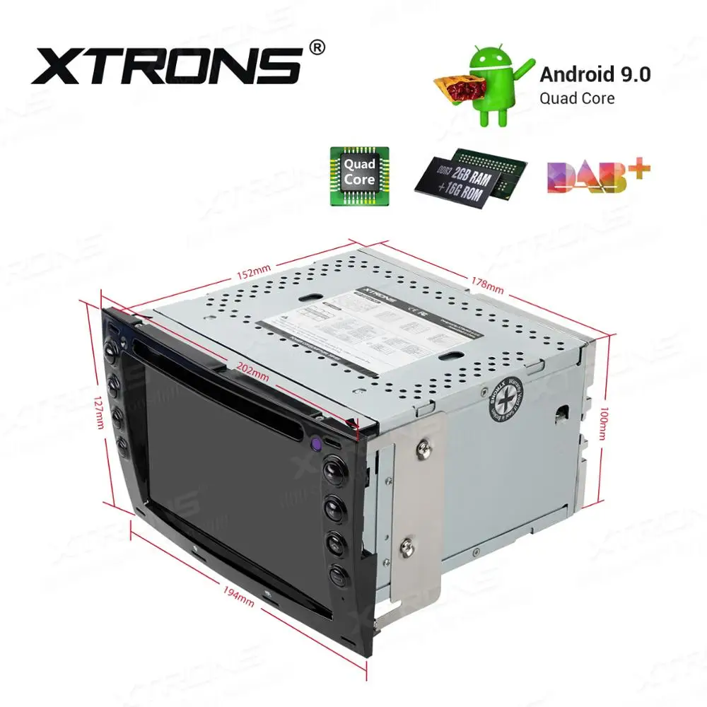 XTRONS Android 9 0 автомобильный стерео DVD мультимедийный плеер для Renault Megane II 2 2002 2003 2004 2005