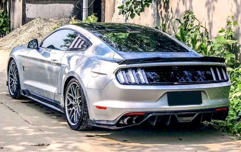Черный Задний спойлер для Ford Mustang GT Coupe 2015 2016 2017 B|Спойлеры и крылья| |