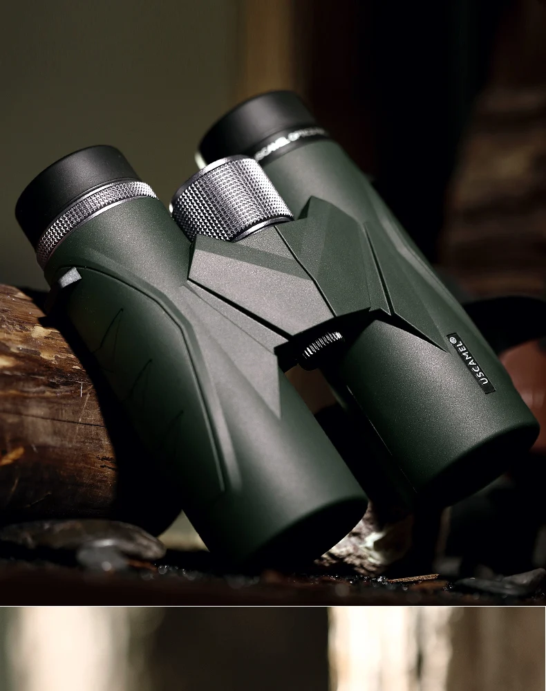 USCAMEL 8x42/10x42 водонепроницаемый FMC бинокль с азотным покрытием Bak4 призма оптика HD телескоп для кемпинга охоты на открытом воздухе