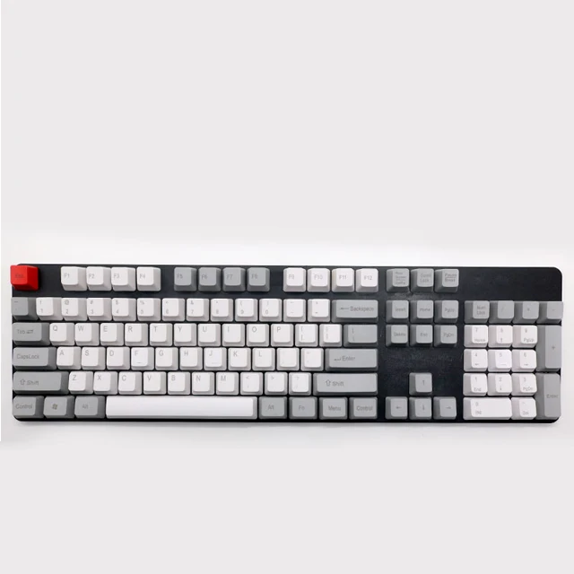 Синий 104 ключ OEM профиль PBT утолщенные колпачки для механической клавиатуры игровая клавиатура - Цвет: Синий