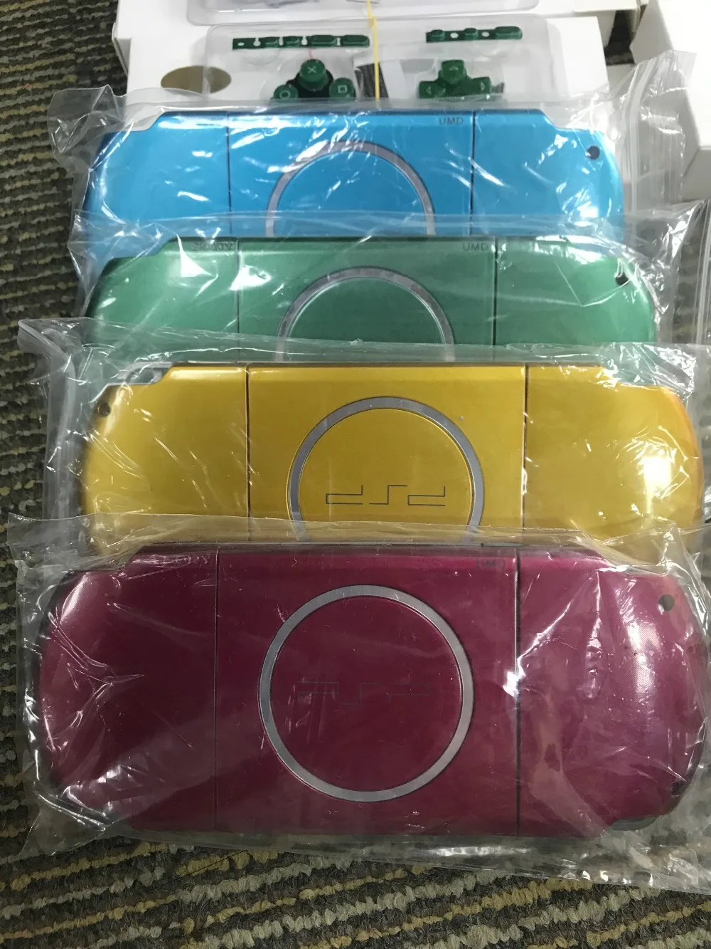 Цветной корпус Корпус Лицевая панель чехол Замена для ремонта Sony PSP 3000 Консоль