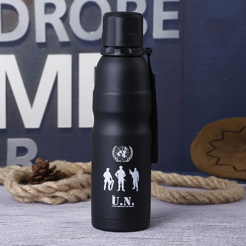 500ML Bicycle Vacuum Thermal Cup Outdoor Sport Water Bottle Cycling Bike Drinkware Hiking Camping | Спорт и развлечения