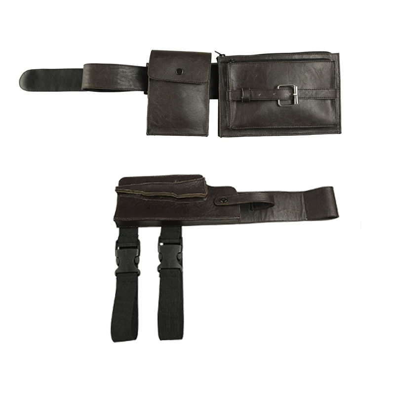 Belt with Holster Игра RE2 обитель ремейк Biohazard Клэр Редфилд костюм косплей кожаная куртка реквизит Хэллоуин для взрослых женщин наряд на заказ - Цвет: Belt with Holster