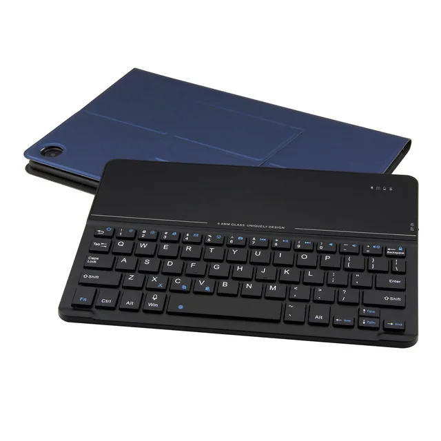 Blue Для huawei MediaPad M5 10,8/M5 10 Pro CMR-AL09 CMR-W09 Bluetooth клавиатура портфель Фолио из искусственной кожи чехол - Цвет: Blue