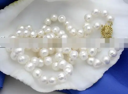 3723 round white freshwater pearl necklace | Украшения и аксессуары