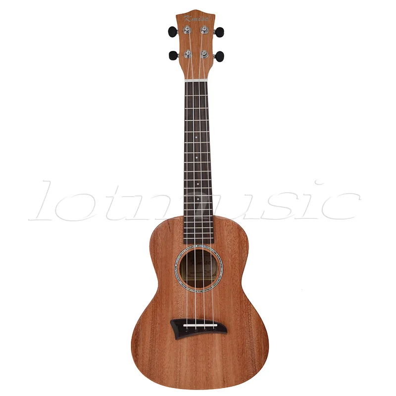 Kmise твердое красное дерево Гавайские гитары укулеле концертный Ukelele 23 дюймов 18 ладов палисандр гриф 4 струны Гавайские гитары с Gig Bag тюнер