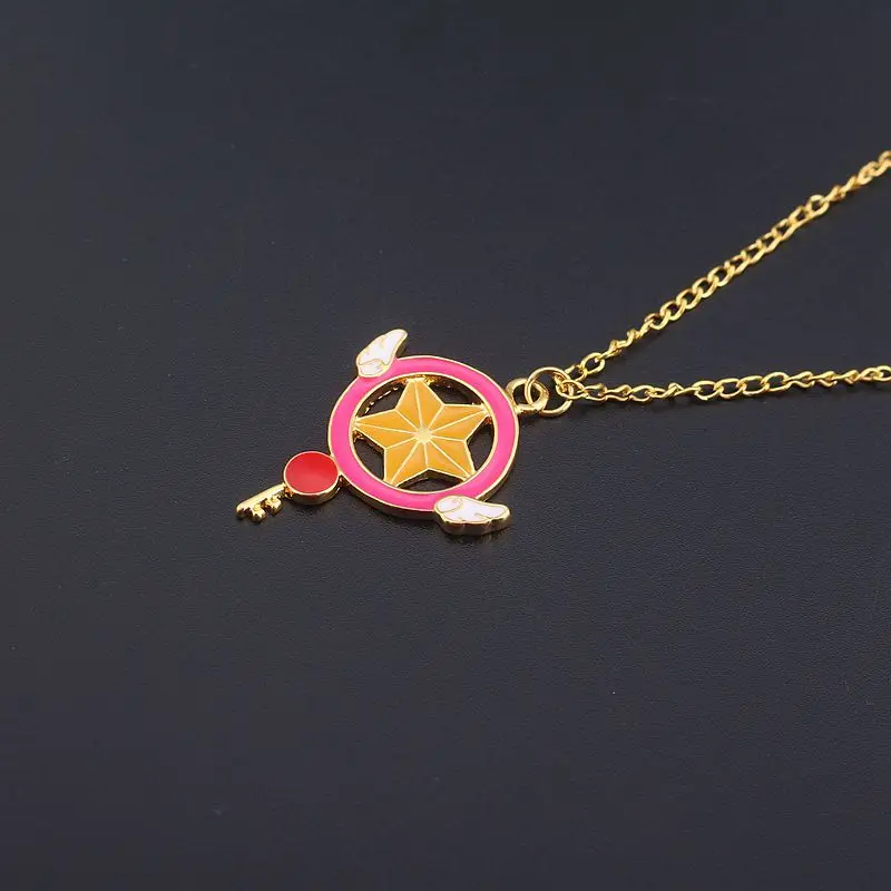 Модная Длинная цепочка с аниме Сейлор Мун очаровательные ожерелья для девушек и