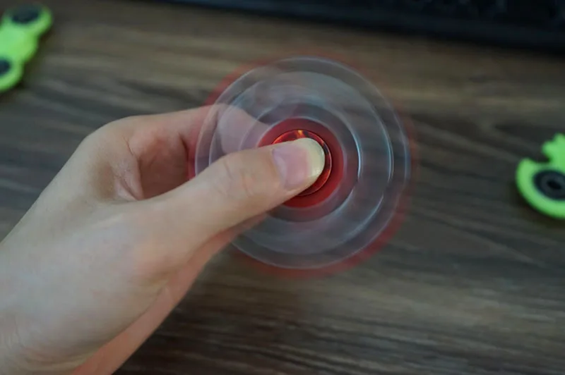 Распродажа Спиннер ручной Спиннер снятие стресса Tri-Spinner Спиннер ручной Спиннер камуфляж многоцветный EDC фокус Игрушки B0507