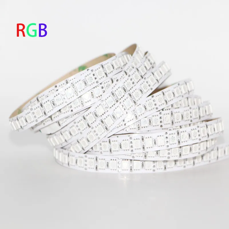 RGB Светодиодная лента 5 м 120 светодиодный s/m Водонепроницаемый 5050 5054 SMD 600 fita светильник лента с регулируемой яркостью Диодная веревка лампа 12 В белый RGB