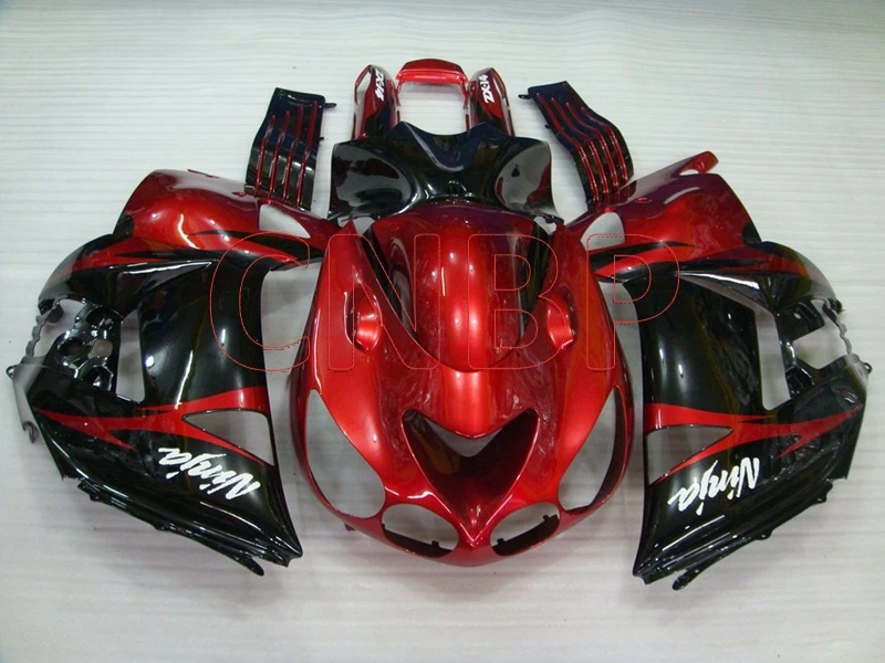 Пластиковые обтекатели ZZR 1400 2006 2011 красно черные комплекты обтекателей Zx14 Zx 14r