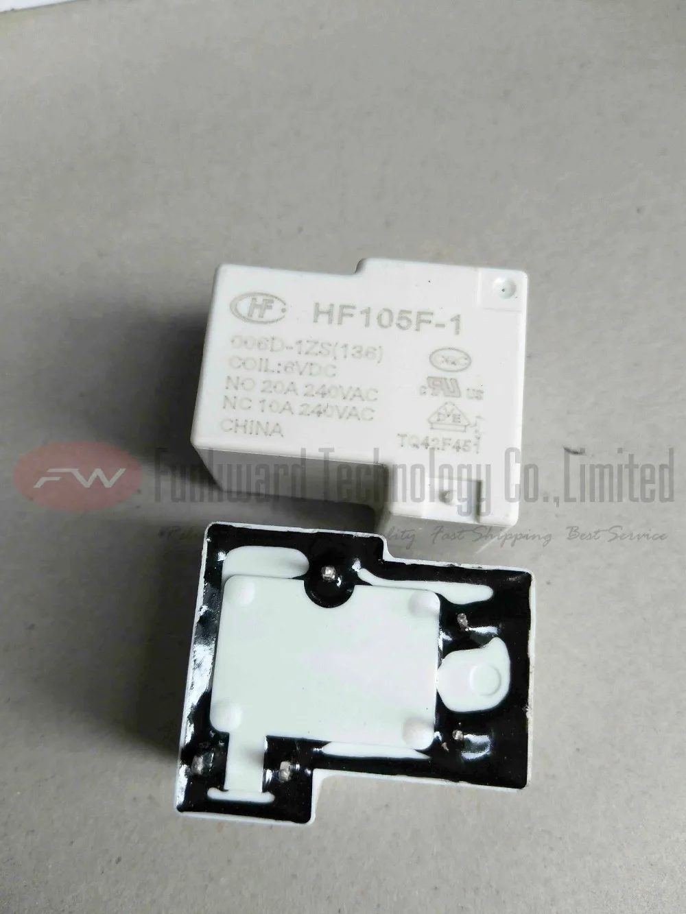 HF105F 1 006D 1ZST 012D 1/012D6 1HF Мощность реле 20A 240VAC 5 Pins|Реле| |