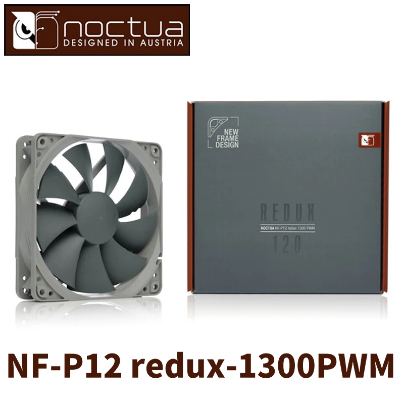 Noctua NF-P12 redux-1300 PWM 4PIN 120 мм 12 см ЦП или радиатор вентиляторы охлаждения компьютера