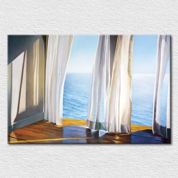 Печать на холсте Современная картина впечатление от комнаты пляжа resortfine из