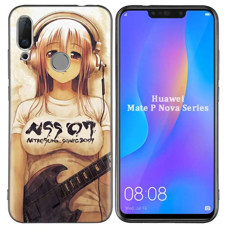 H-009 Силиконовый чехол для huawei P30 P20 P10 P9 mate 20 10 Lite Pro Nova 3i 4e 3E P Smart Plus аниме девушка мультфильм Япония - Цвет: H-009