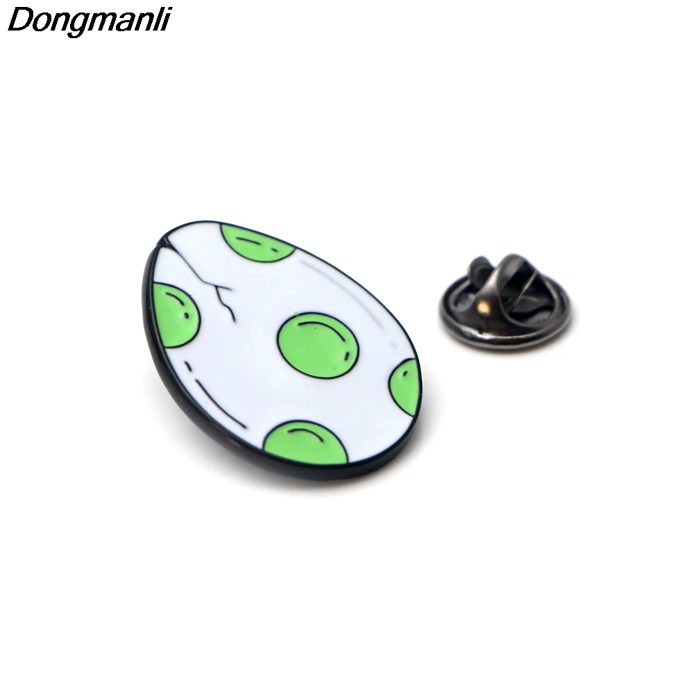 P2474 Dongmanli игра милый инкубационный динозавр Yoshi яйцо Эмаль Булавка рубашка