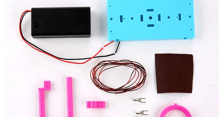 Забавный физический эксперимент домашний мотор diy материал для Детей школьников