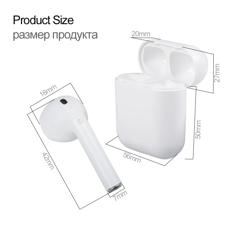 Afans Bluetooth наушники мини Беспроводной гарнитуры стерео с микрофоном магнитным