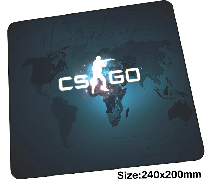 Коврик для мыши cs go 240x200x3 мм лучший игровой коврик геймерский рождественский