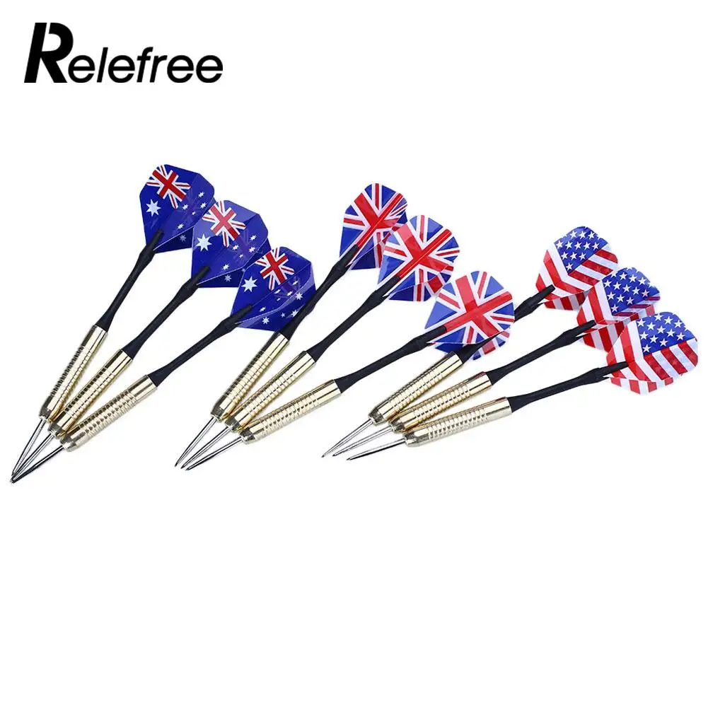 3 шт. дротики со стальными наконечниками 22 г валы хороший полёт бороны точка крыло игольчатый дротик профессиональные дартс аксессуары