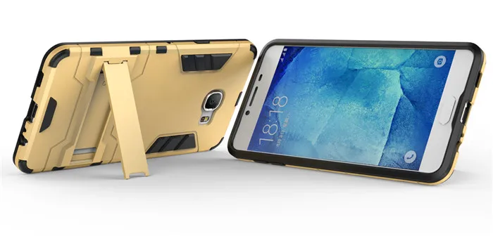 NEW Case For Samsung galaxy c7 Противоударный свет Долг Броня PC phone обложка Capa Para Fundas|case for samsung
