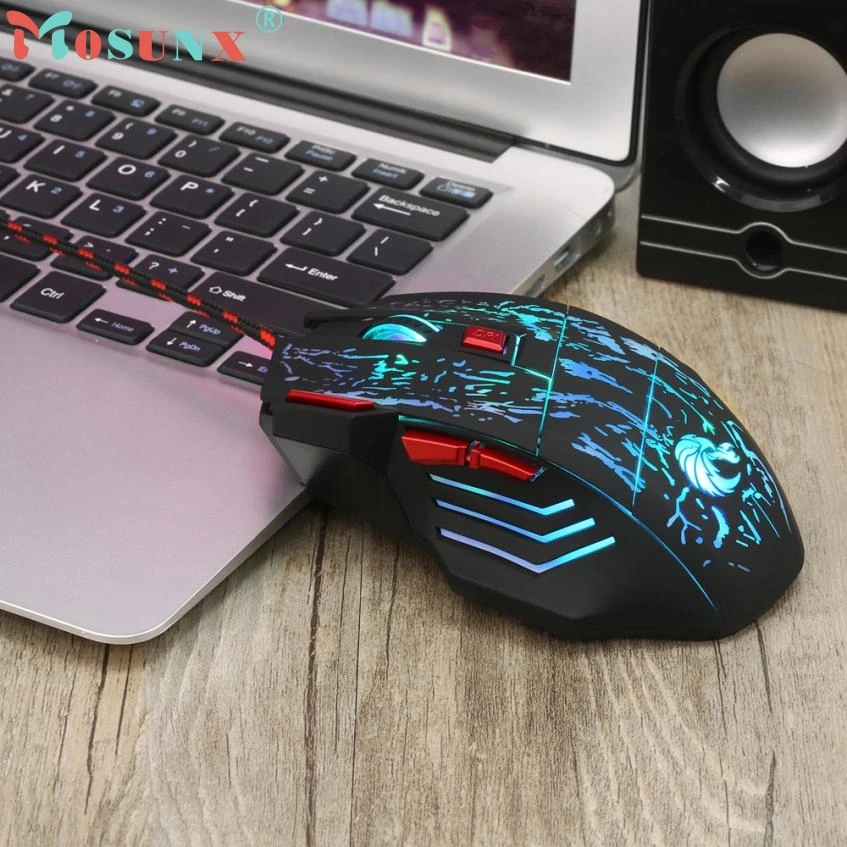 Мышь Raton профессиональная 7 кнопок 5500DPI USB Оптическая Проводная игровая мышь