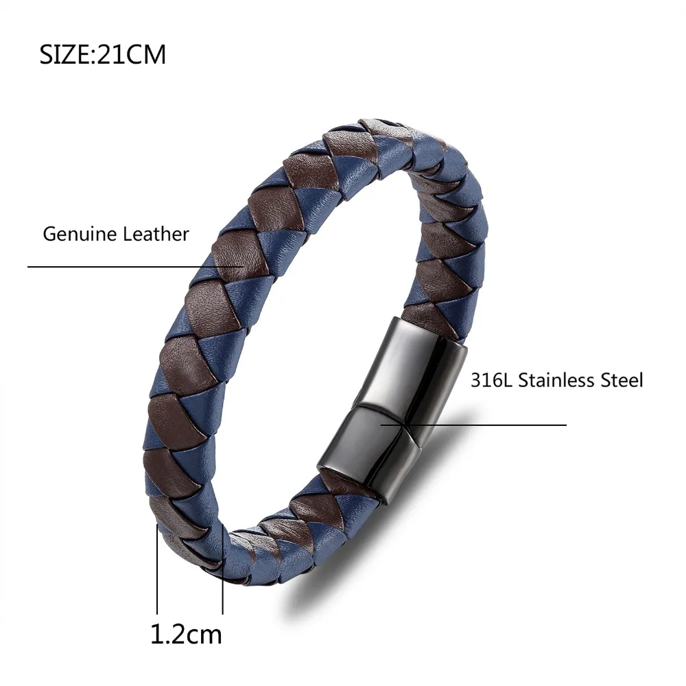Новинка модный мужской браслет с магнитной застежкой для пар подарок на день