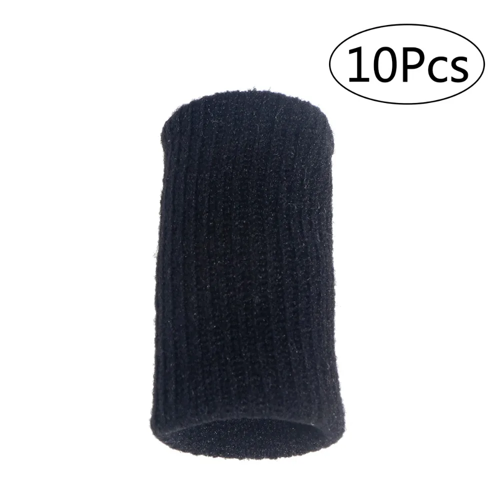 10 шт. пальца волейбола Sweatband эластичные защита для рукав артрит Поддержка