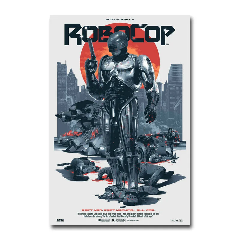 RoboCop классический постер из фильма 20x30 60x90 см настенное художественное украшение