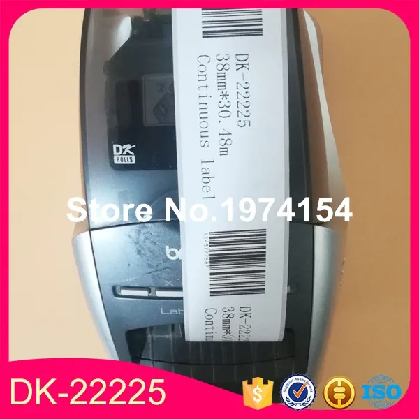 60 x рулонов этикетка для DK-22225 38 мм * 30 48 м непрерывная Совместимость DK 22225
