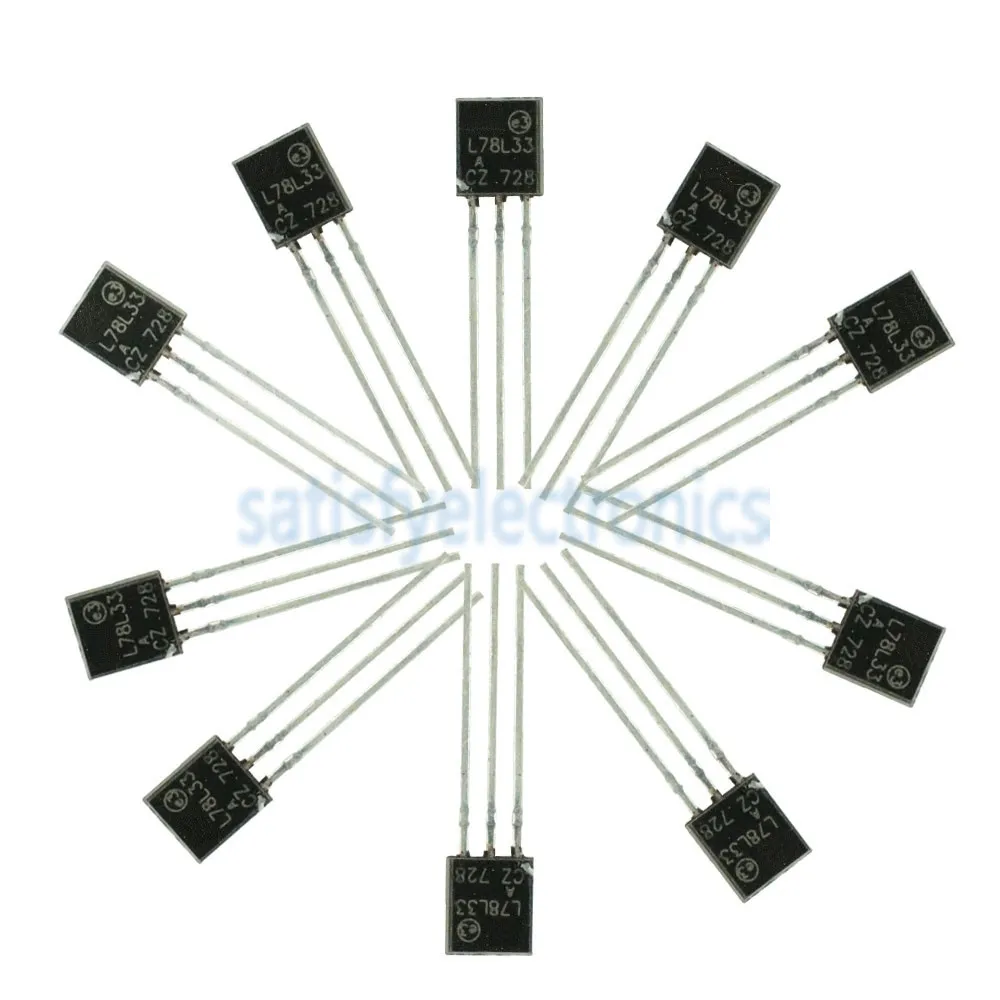 

5PCS L78L33ACZ TO-92 78L33 L78L33 TO92 L78L33A 3.3V Voltage Regulator NEW