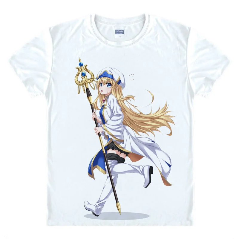 Футболка Coolprint Goblin Slayer Goburin Sureiya Priestess Onna Shinkan Повседневная футболка Премиум с