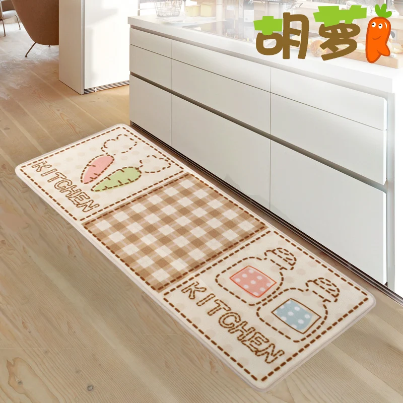 

Rustic Carrot kitchenware waterproof absorbent carpet rug blanket doormat floor bedroom Living room mats tapetes lfombras area
