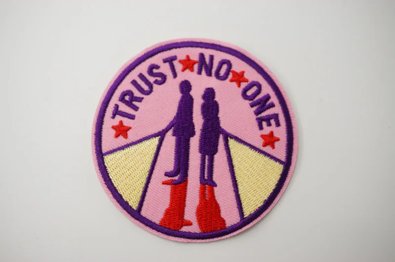 Circular Ring Iron On Patches Badges for Sew Seam Tailoring Clothes Suits of Coat Jacket Trousers T-shirt Pants Ornament Apparel