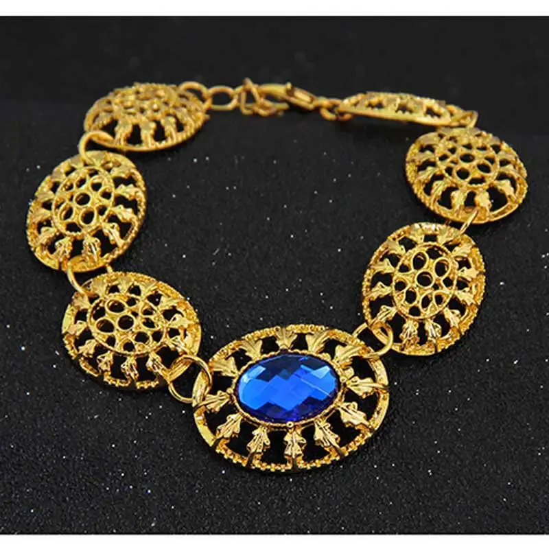 vintage jewelry set for bridal wedding african turkish statement necklace earrings india moonso nigeria J2070 | Украшения и