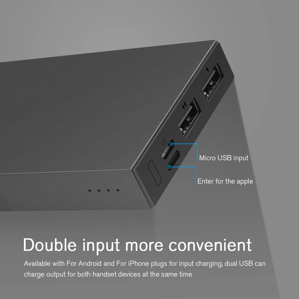 Tollcuudda уникальный Запасные Аккумуляторы для телефонов 10000 мАч Dual USB ultra slim