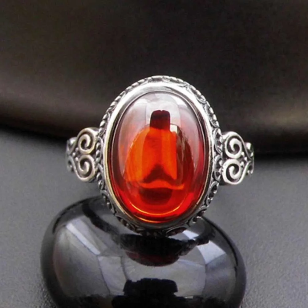 

Chinese style green jades man's ring natural jades vintage 925 silver gemstoness ring for man Luxurious silver man ring