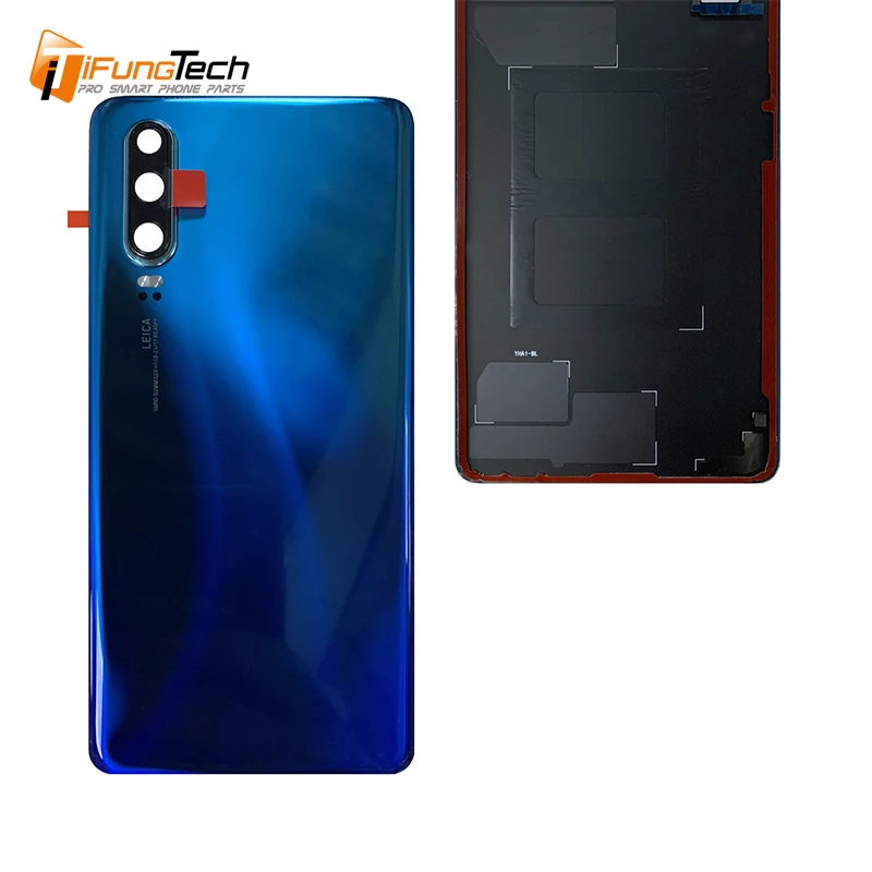 Original Glass Battery Cover For Huawei P30 Rear Housing Back Case With Camera Lens+Logo+ Adhesive | Мобильные телефоны и