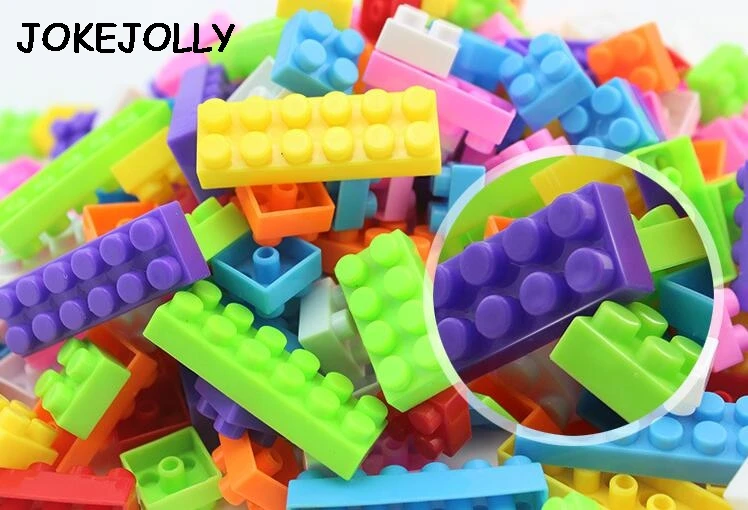 Строительные блоки 144 шт DIY творческие Кирпичи игрушки для детей развивающие