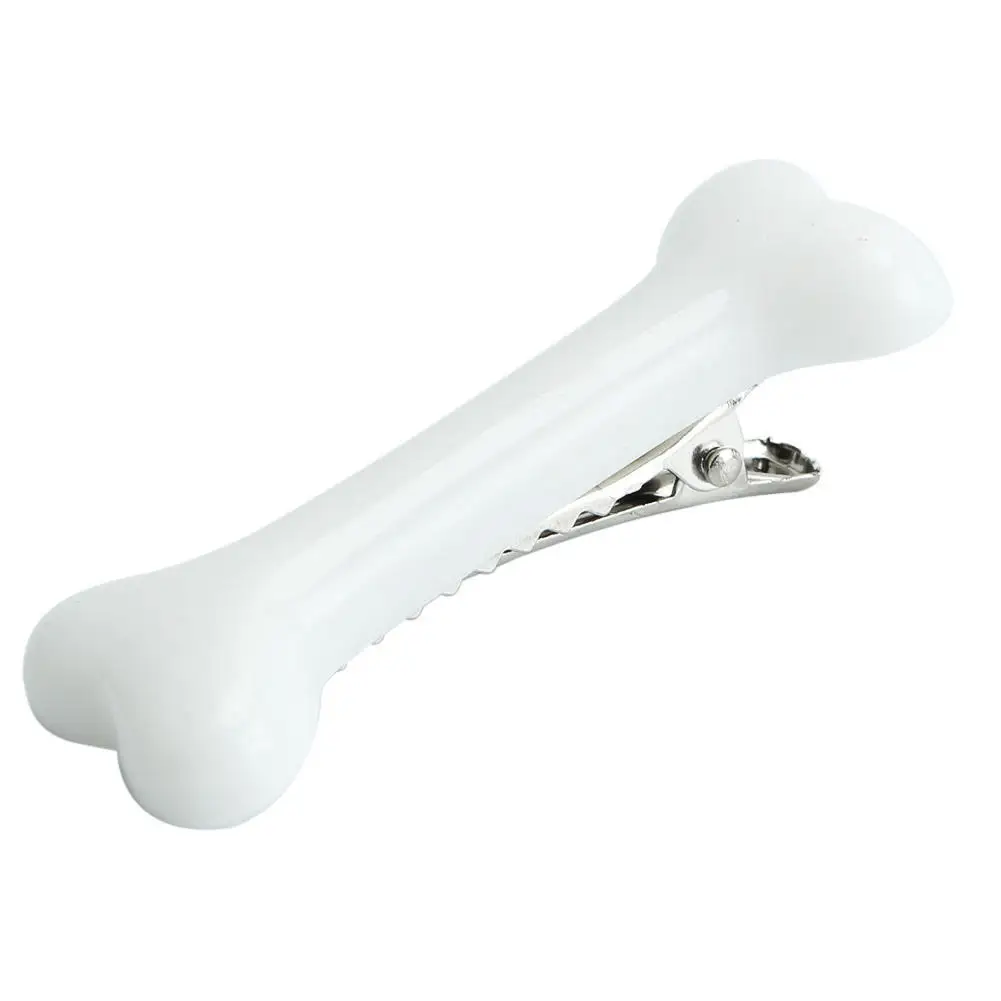 6 шт. женские заколки для волос девочек милые яркие с собачьими костями заколка