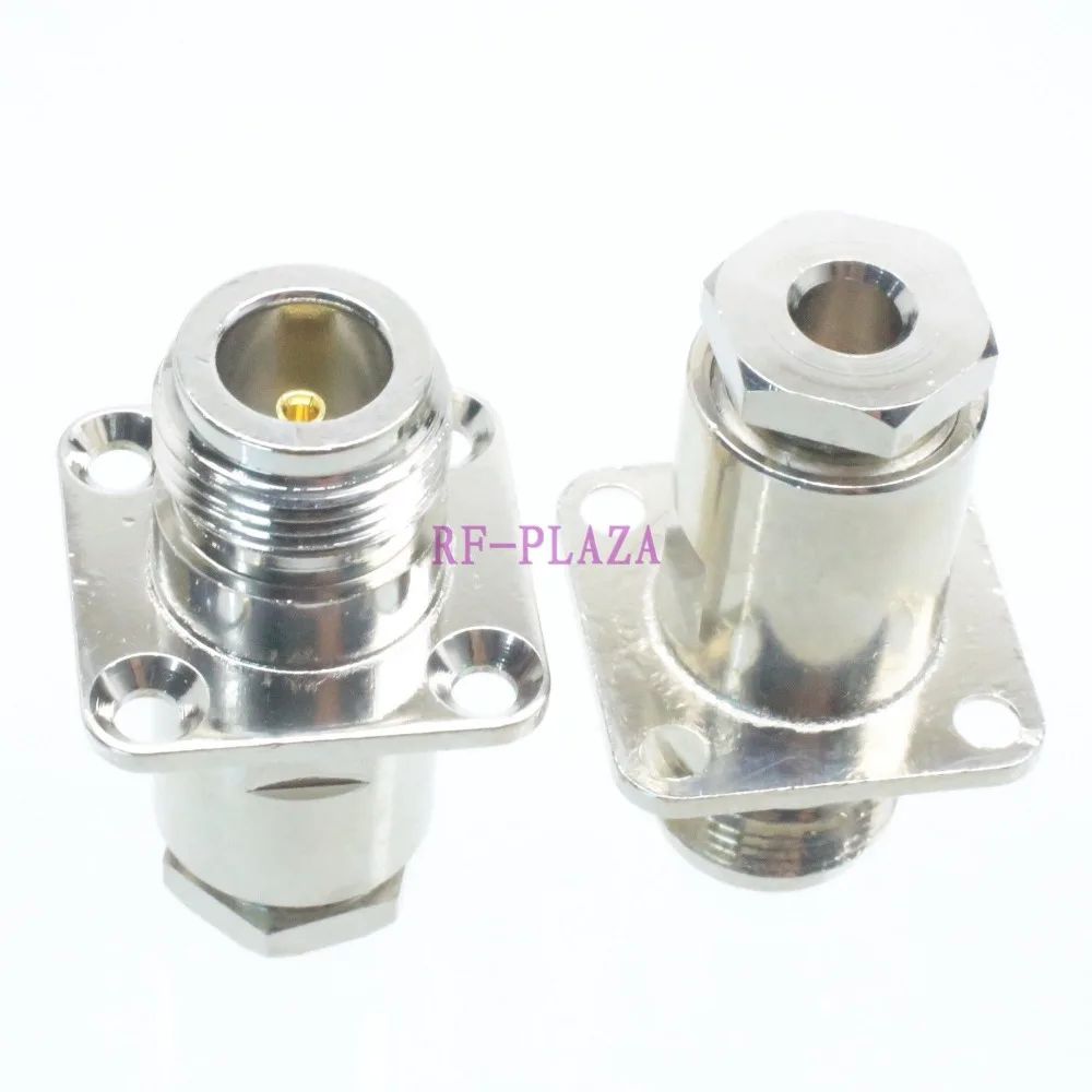 1 шт. разъем N jack pin фланцевый зажим RG58 RG142 LMR195 RG400 прямой кабель|cable clamp connector|cable
