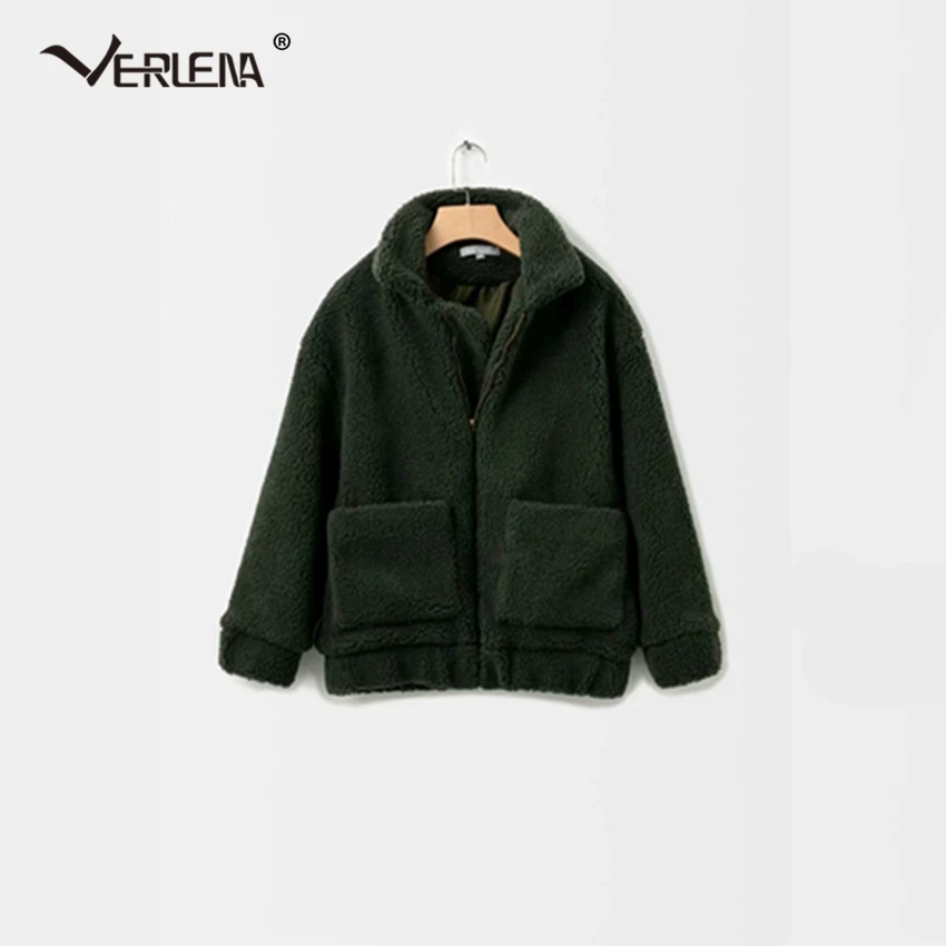 Verlena утолщенное теплое зимнее пальто для женщин 2019 зима искусственный мех